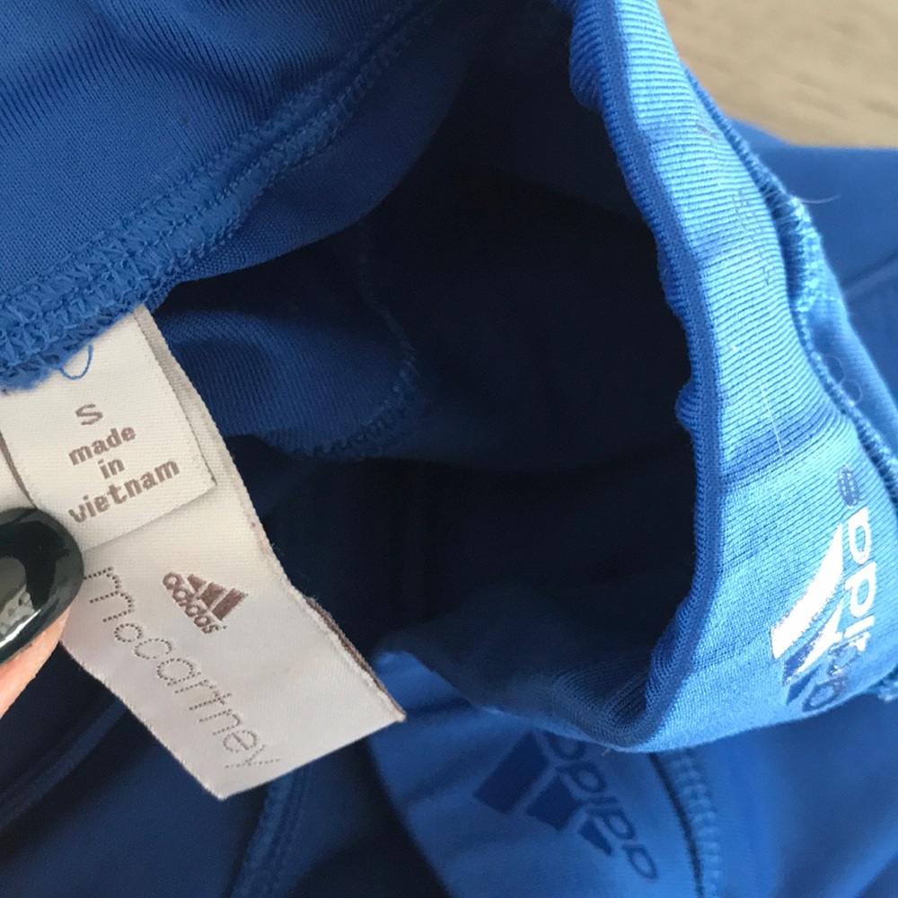 Stella Mccartney adidas workout pants - blue- M